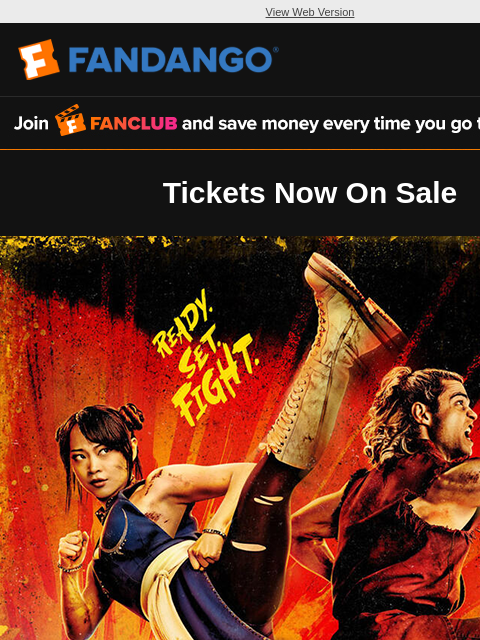 fandango newsletter: Get Tickets: Street Fighter