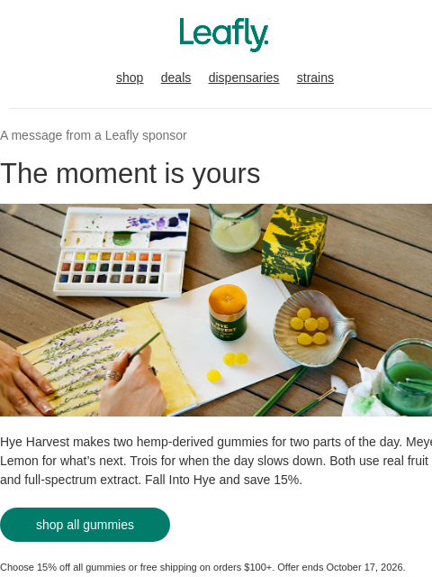 leafly newsletter: Two ways to Hye ☀️