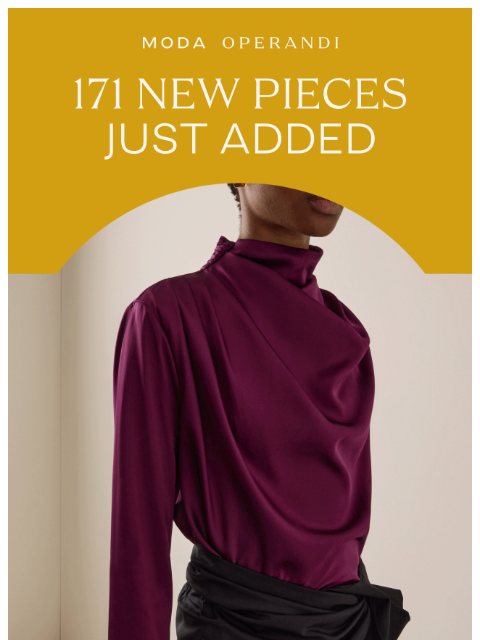 modaoperandi newsletter: New & Noteworthy 📝