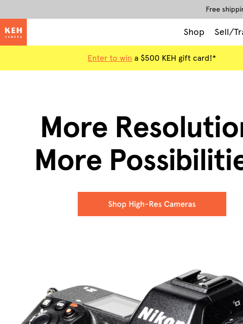 keh newsletter: Big on detail? We’ve got you covered.