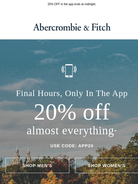 20% OFF in the app ends at midnight. ͏ ͏ ͏ ͏ ͏ ͏ ͏ ͏ ͏ ͏ ͏ ͏ ͏ ͏ ͏ ͏ ͏ ͏ ͏ ͏ ͏ ͏ ͏ ͏ ͏ ͏ ͏ ͏ ͏ ͏ ͏ ͏ ͏ ͏ ͏ ͏ ͏ ͏ ͏ ͏ ͏ ͏ ͏ ͏ ͏ ͏ ͏ ͏ ͏ ͏ ͏ ͏ ͏ ͏ ͏ ͏ ͏ ͏ ͏ ͏ ͏ ͏ ͏ ͏ ͏ ͏ ͏ ͏ ͏ ͏ ͏ ͏ ͏ ͏ ͏ ͏ ͏ ͏ ͏ ͏ ͏ ͏