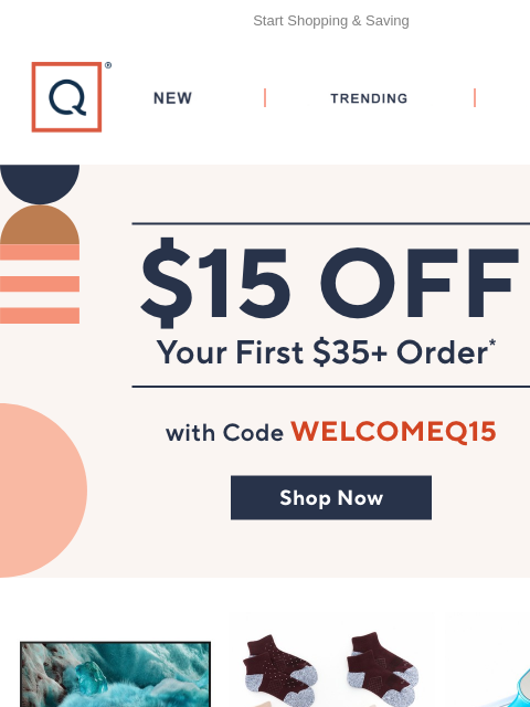qvcemail newsletter: Welcome! Unlock Your First Discount
