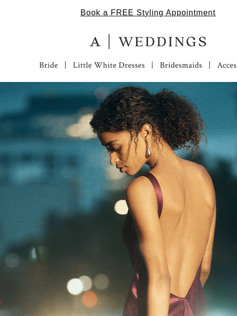 anthropologie newsletter: Red, reimagined for wedding season