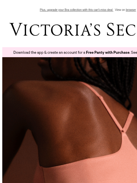 victoriassecret newsletter: A Bra So Soft, You'll Forget You're Wearing It