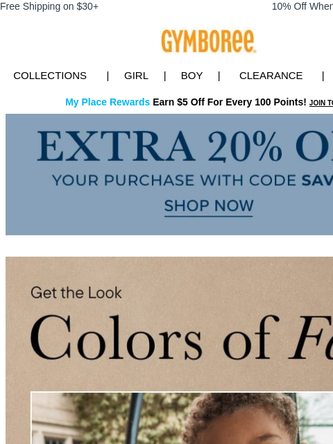 gymboree newsletter: OPEN NOW for Our 🎁 To You...