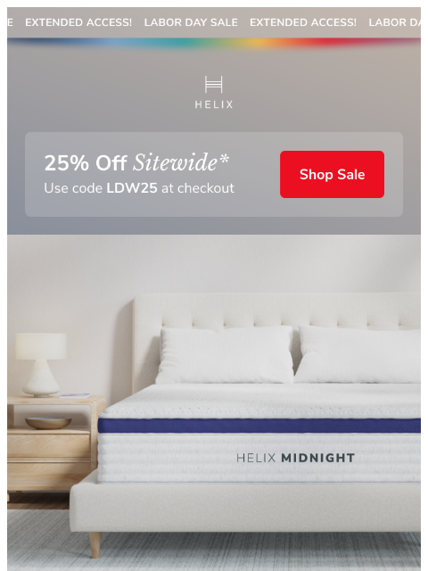 helixsleep newsletter: Did you see this deal?