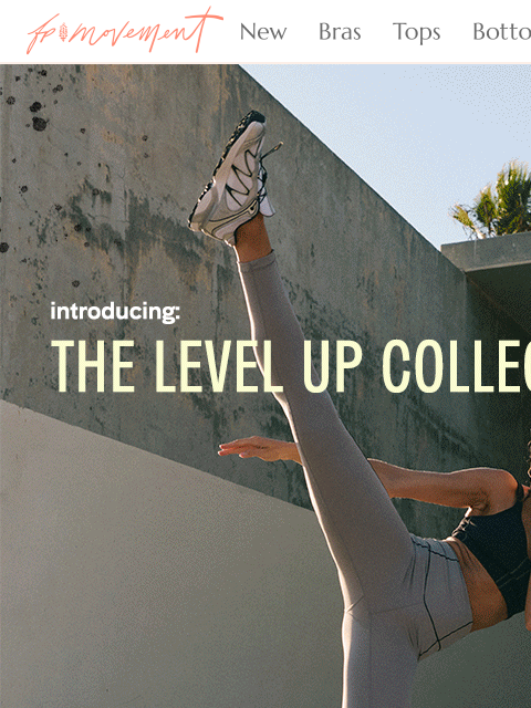 freepeople newsletter: The NEW Level Up Collection  💪