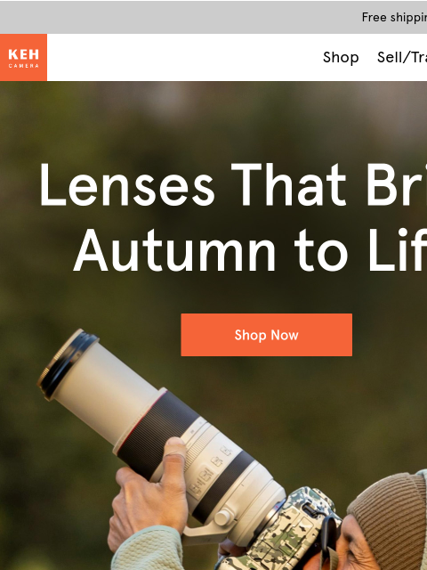 keh newsletter: 📸 Favorite lenses for fall adventures 🍂
