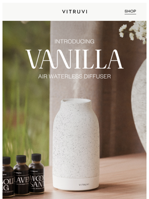 vitruvi newsletter: Your Favourite Diffuser Has A Sweet New Look ๐จ