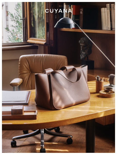 cuyana newsletter: The Iconic Satchels