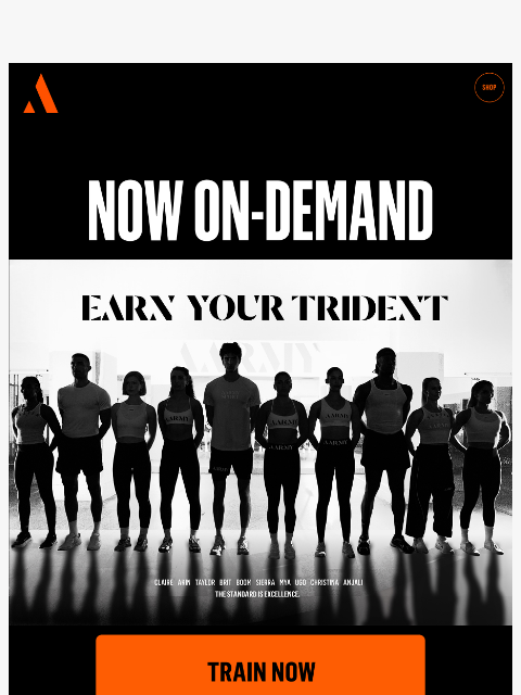 aarmy newsletter: EARN YOUR TRIDENT 🔱 — On-Demand TODAY