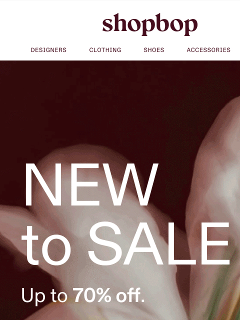 shopbop-mail newsletter: Up to 70% off SALE