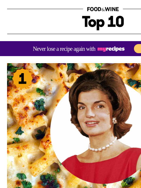 foodandwine newsletter: Jackie Kennedy's 4-Ingredient Casserole Is Trendin...