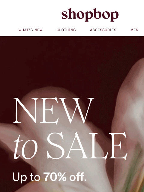 shopbop-mail newsletter: Up to 70% off SALE