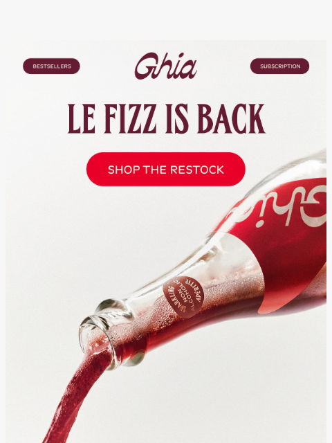 drinkghia newsletter: REUNITED