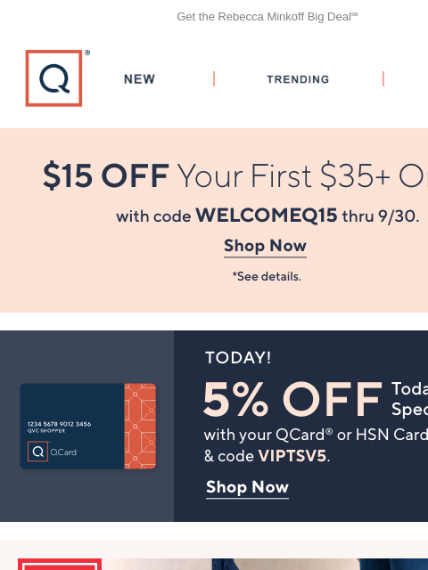 qvcemail newsletter: Vince Camuto Wins the Boot Pursuit + Get $15 Off