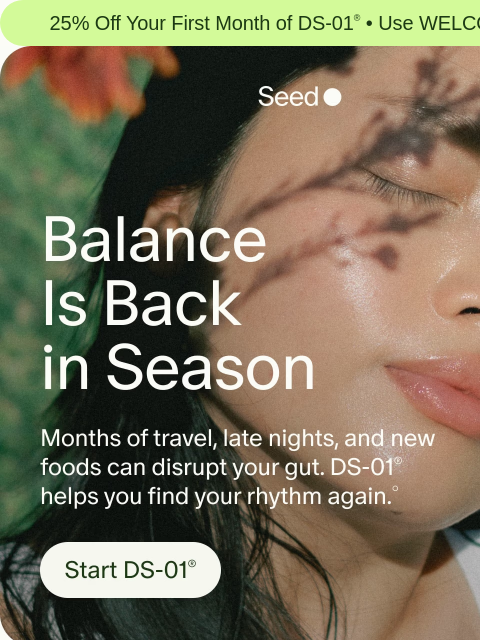 seed newsletter: Fall starts tomorrow. Is your gut ready?