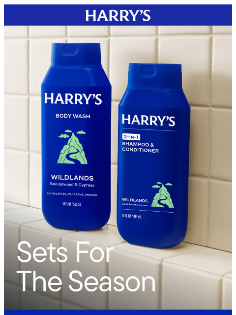 harrys newsletter: Fall favorites, bundled for you