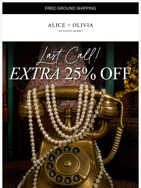 aliceandolivia newsletter: LAST DAY: 25% Off Almost Everything