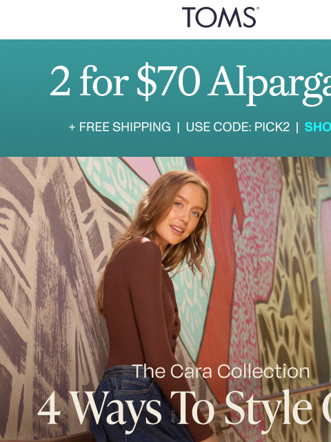 toms newsletter: How to Style: The Cara Loafer Collection