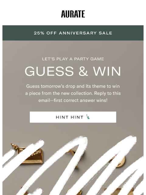 auratenewyork newsletter: LET’S PLAY A PARTY GAME