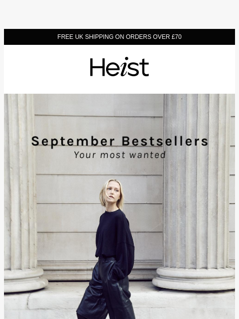 heist-studios newsletter: September Bestsellers