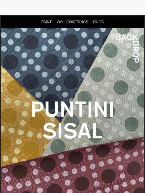 backdrophome newsletter: PUNTINI ANYONE?