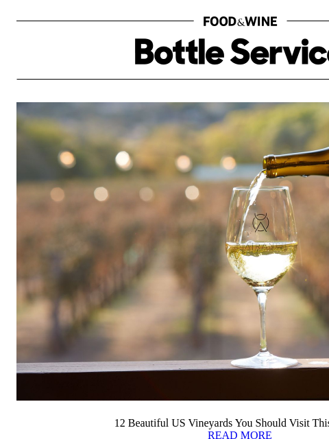 foodandwine newsletter: 12 Beautiful US Vineyards You Should Visit This Se...