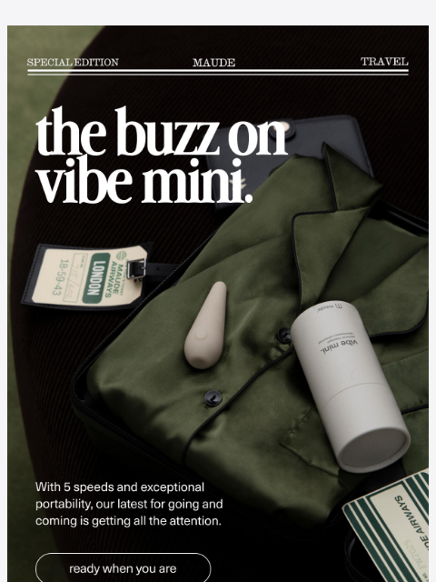 getmaude newsletter: ”i’m obsessed.”