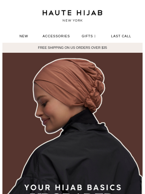hautehijab newsletter: You deserve better basics