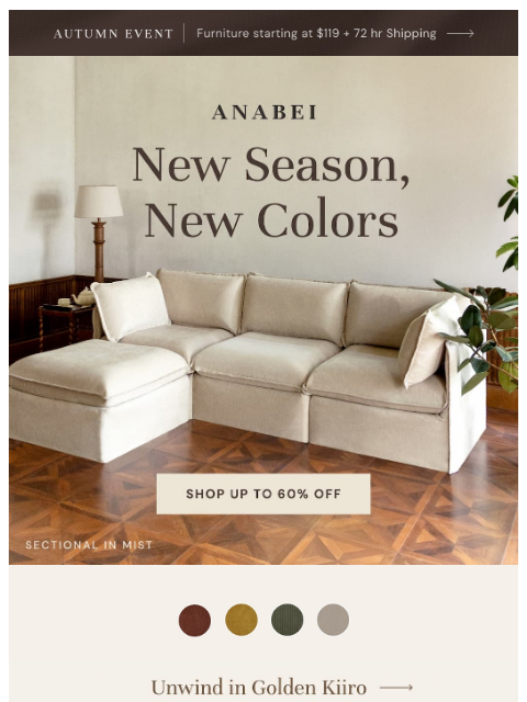 anabei newsletter: 🍂 Fall in Love with Color