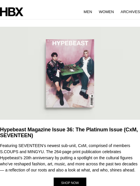hbx newsletter: Hypebeast Magazine Issue 36: The Platinum Issue (C...