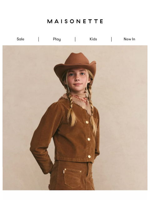 maisonette newsletter: Saddle Up: Western Looks You'll Love