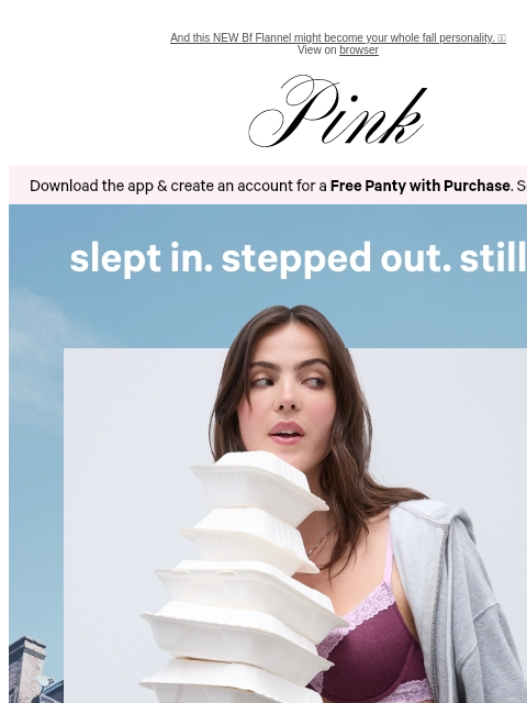 vspink newsletter: Last Day: Buy 2 Bras, Get 1 On Us