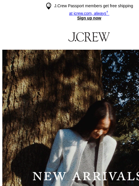 jcrew newsletter: 212 new arrivals just dropped today!
