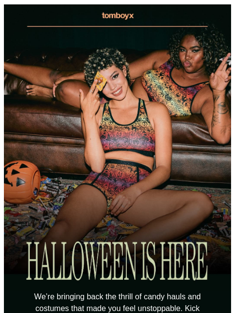tomboyx newsletter: Halloween Print Drop 🎃👻🍫