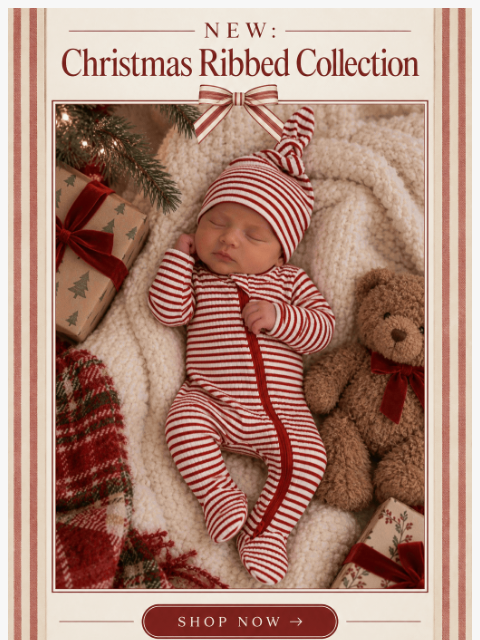 spearmintlove newsletter: NEW: Christmas Cotton Ribbed 🎄