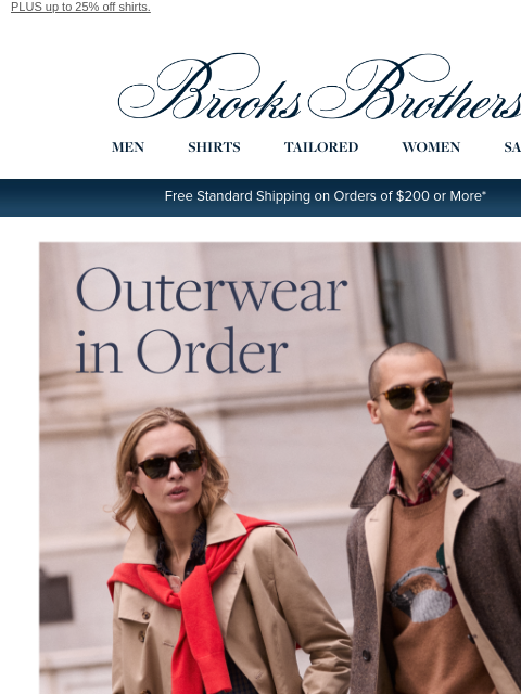 brooksbrothers newsletter: New: outerwear that elevates every day