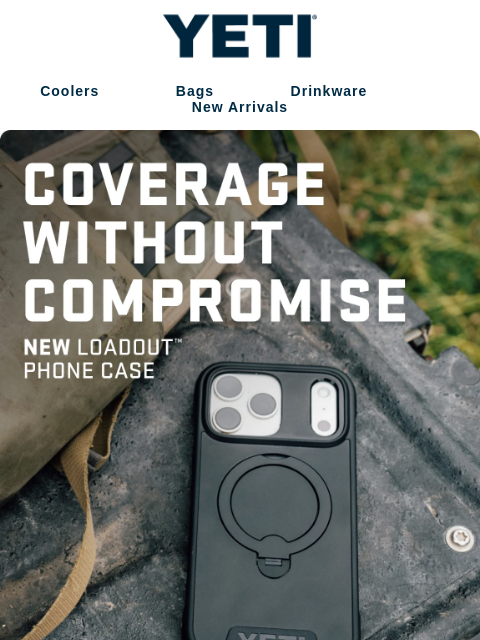 yeti newsletter: NEW: The LoadOut™ Phone Case
