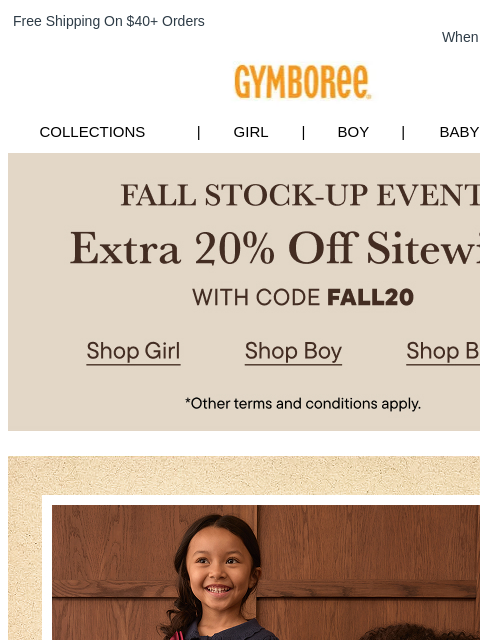 gymboree newsletter: 3 Styles to Elevate Their Fall Wardrobe