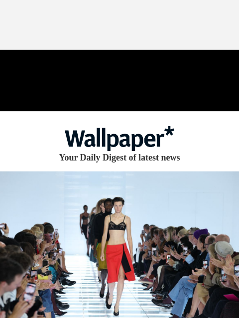 futureplc newsletter: Prada's statement garment at Milan Fashion Week