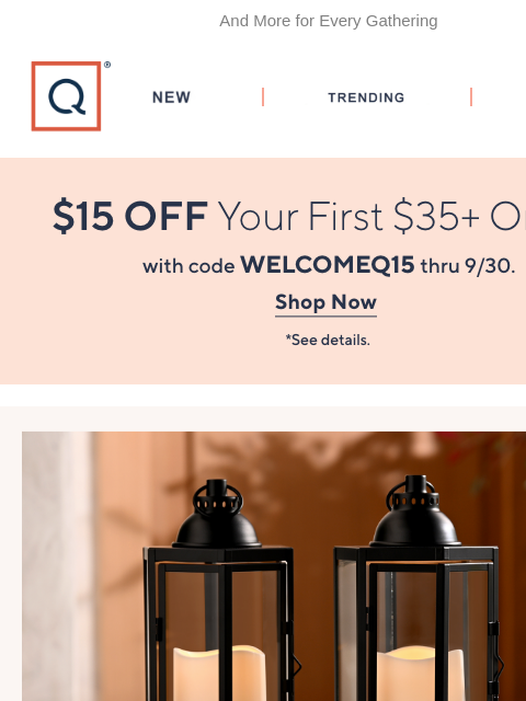 qvcemail newsletter: Sprinkles of Fall, Christmas...