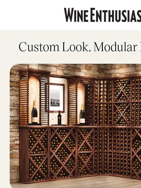 wineenthusiast newsletter: New Racking That Flexes With Your Collection