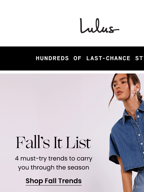 The trend checklist you need this season. xoxo Lulus ͏ ‌ ͏ ‌ ͏ ‌ ͏ ‌ ͏ ‌ ͏ ‌ ͏ ‌ ͏ ‌ ͏ ‌ ͏ ‌ ͏ ‌ ͏ ‌ ͏ ‌ ͏ ‌ ͏ ‌ ͏ ‌ ͏ ‌ ͏ ‌ ͏ ‌ ͏ ‌ ͏ ‌ ͏ ‌ ͏ ‌ ͏ ‌ ͏ ‌ ͏ ‌ ͏ ‌ ͏ ‌ ‌ ͏ ‌ ͏ ‌ ͏ ‌ ͏ ‌ ͏ ‌ ͏ ‌ ͏ ‌ ͏ ‌ ͏