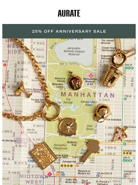 auratenewyork newsletter: NEW CHARMS, NEW YORK ❤️