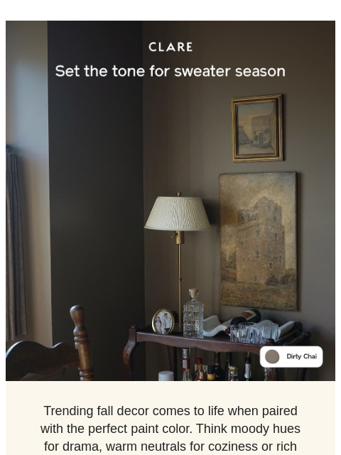 clare newsletter: Color so good, you’ll fall hard 🍂