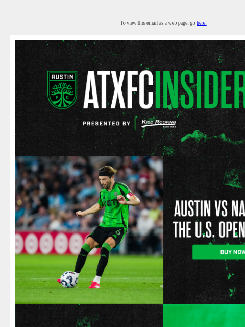 austinfc newsletter: ATXFC Insider: U.S Open Cup Final, Austin FC Watch...