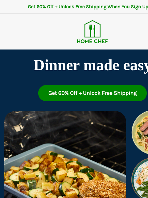 homechef newsletter: * Ready to reclaim your evenings? Express meals to...