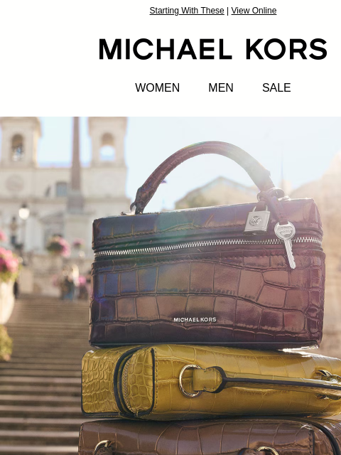 michaelkorsmail newsletter: Bag The Best Of Sale With 25% Off