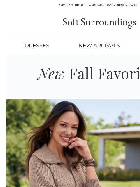 softsurroundings newsletter: New Styles Just Landed